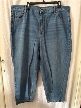 NWOT Old Navy 100% Cotton High-rise Balloon Classic Denim Jeans size 20